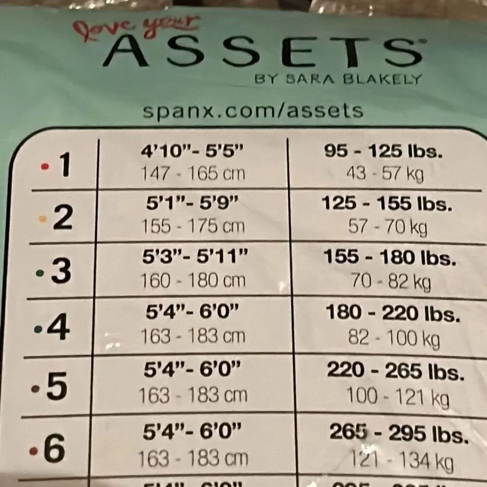Love Assets By Spanx Size 2 Shaping Smoothing Tights Black Textured Wishbone New